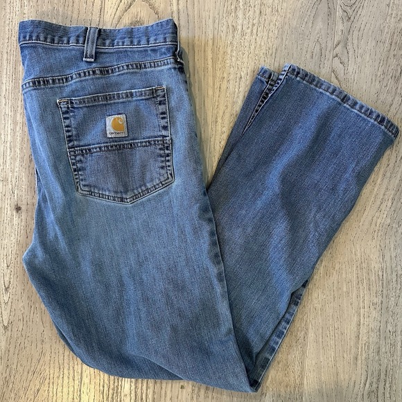 Carhartt Other - Carhartt Jeans Mens 38x32‎ Relaxed Fit Rugged Flex Denim Work Casual B02804-M